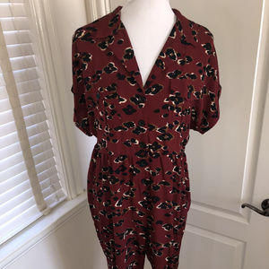 Animal Print Jumpsuit